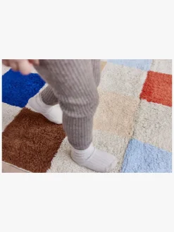 OYOY Skak Gulvtæppe 84x168, Multi