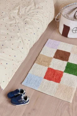 OYOY Skak Gulvtæppe 48x80, Multi