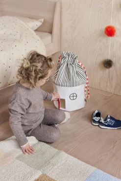 OYOY Skak Gulvtæppe 48x80, Multi