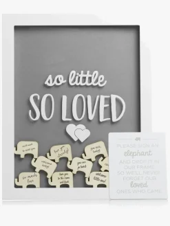 Pearhead Little Wishes Signature Ramme, Hvid/Grå