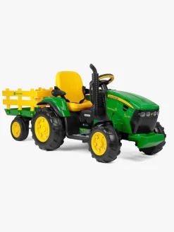 Peg Perego John Deere Heavy Duty Fjernstyret Terrænkøretøj med Anhænger