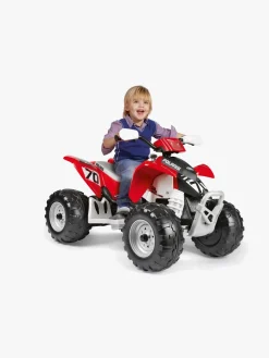 PegPérego Polaris Outlaw Firehjulet ATV 330W, Rød/Hvid