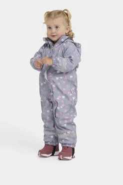 Petite Chérie Atelier Ally Foret Regndragt, Flowers Lavender Gray