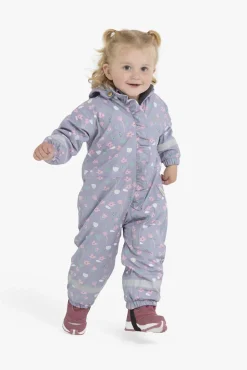 Petite Chérie Atelier Ally Foret Regndragt, Flowers Lavender Gray