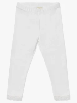 Petite Chérie Atelier Amandine Leggings 2-Pak, Pink/White