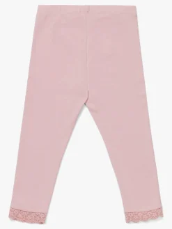 Petite Chérie Atelier Amandine Leggings 2-Pak, Pink/White