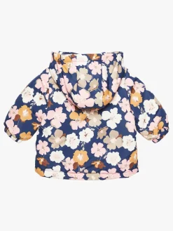 Petite Chérie Atelier Lola Jakke, Navy Big Flower