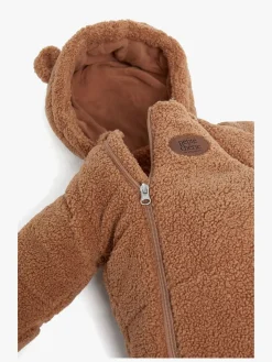 Petite Chérie Blanche Kørepose 2-in-1 Teddy, Mocha Mousse