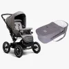 Petite Chérie Solide+ Klapvogn inkl. Babylift, Dark Grey/Grey Melange