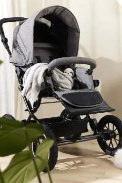 Petite Chérie Solide+ Klapvogn, Grey Melange