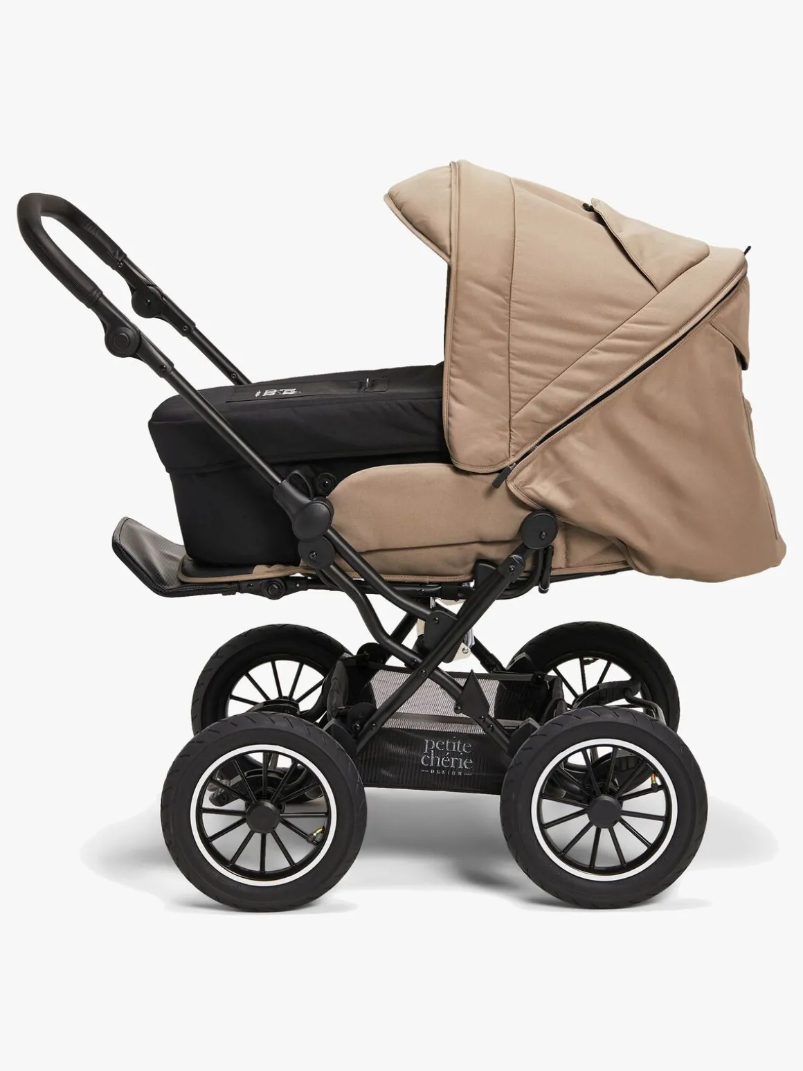Petite Chérie Solide+ Kombivogn, Desert Taupe/Black