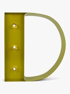 Petite Déco Bogstavlampe D, Guld