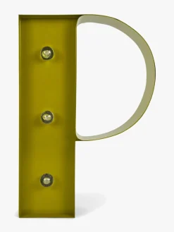 Petite Déco Bogstavlampe P, Guld