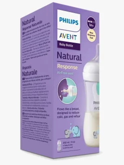 Philips Avent Natural Response Sutteflaske 260 ml, Airfree, Elefant Deco