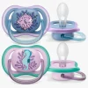 Philips Avent Ultra Air Deco Sut 2-Pak 6-18m, Blå/Lilla