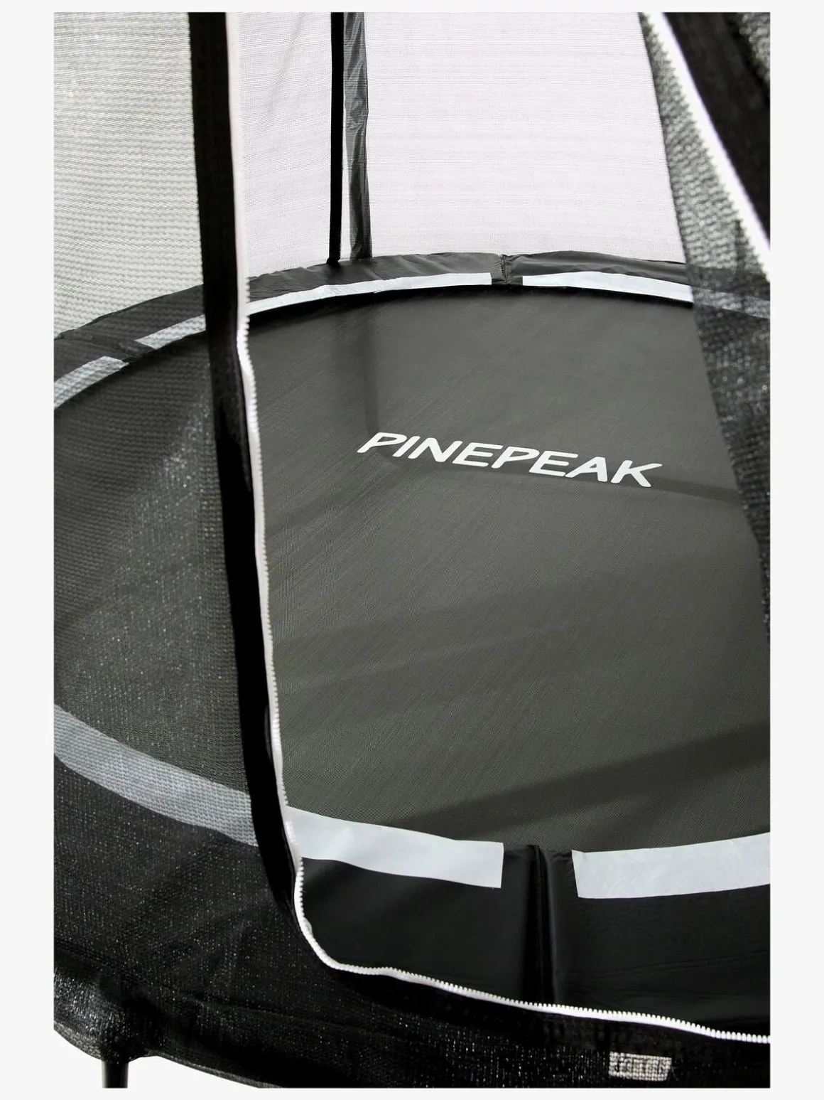 Pinepeak Lantern Trampolin inkl. Sikkerhedsnet 244 cm, Sort