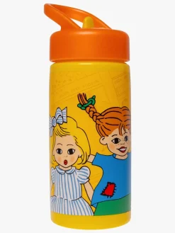 Pippi Langstrømpe Drikkedunk 410 ml, Gul