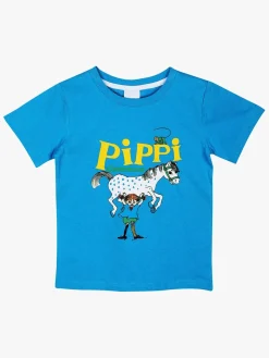 Pippi Langstrømpe T-shirt, Blå