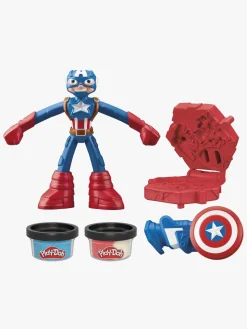 Play-Doh Captain America Stamping Shield Legesæt