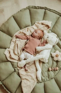 Play&Go Organic Bloom Legetæppe, Meadow Green