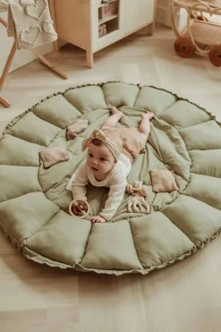 Play&Go Organic Bloom Legetæppe, Meadow Green