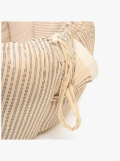 Play&Go Organic Bloom Legetæppe, Stripes Blue