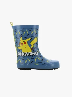 Pokémon Gummistøvler, Grey Blue/Yellow