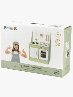 PolarB Legekøkken med Tilbehør, Grøn