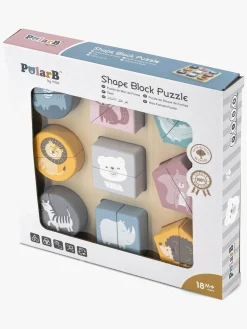 PolarB Træpuslespil Vilde Dyr