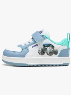 Puma Caven 2.0 Lo Hot Wheels AC+ Infant Sneakers, Cool Blue/White/Aquatic