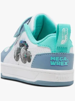 Puma Caven 2.0 Lo Hot Wheels AC+ Infant Sneakers, Cool Blue/White/Aquatic