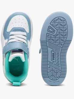 Puma Caven 2.0 Lo Hot Wheels AC+ Infant Sneakers, Cool Blue/White/Aquatic