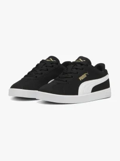 Puma Club II PS Sneakers, Black/White/Gold