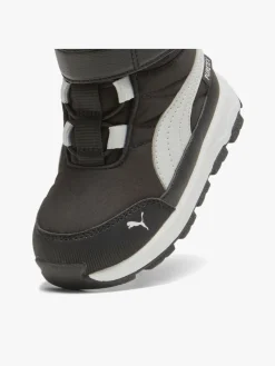 Puma Evolve Puretex AC Inf Vinterstøvler, Black/Ash Grey/White