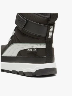 Puma Evolve Puretex AC PS Vinterstøvler, Black/Ash Grey/White