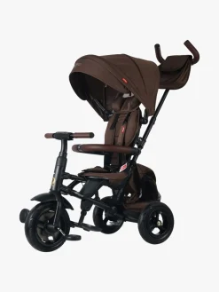 QPlay Rito Delux 6-i-1 Sammenklappelig Trehjulet Cykel, Brun