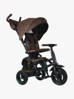 QPlay Rito Delux 6-i-1 Sammenklappelig Trehjulet Cykel, Brun