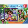 Ravensburger Dora Udforskeren Puslespil 3x49 Brikker