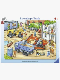 Ravensburger Puslespil Big Construction Vehicles 40 Brikker