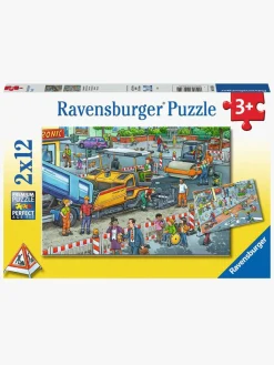 Ravensburger Puslespil Road Construction Site 2x12 Brikker