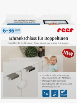 Reer Skabslås til Dobbeltdøre, Hvid