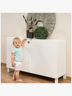 Reer Skabslås til Dobbeltdøre, Grå