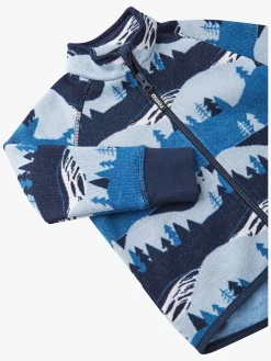 Reima Ornament Fleecetrøje, Soft Navy