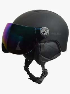 Republic R550V JR Skihjelm, Sort