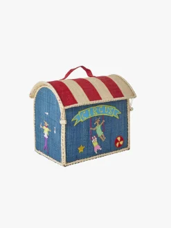 Rice Cirkus Opbevaringstaske, Blå/rød