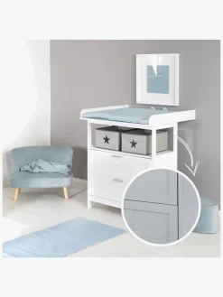 Roba Hamburg Puslekommode inkl. Adapter, Taupe