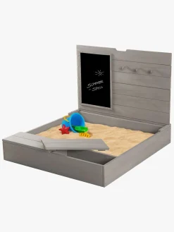 Roba Sandkasse med Låg, Grå