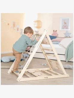 Roba  Træ Klatretrekant, Grå/Natur