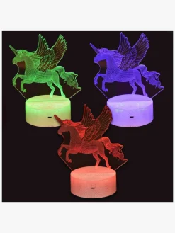 Robetoy 3D LED-pære Enhjørning med Fjernbetjening