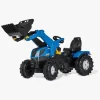 Rolly Toys Farmtrac New Holland Pedaltraktor, Blå